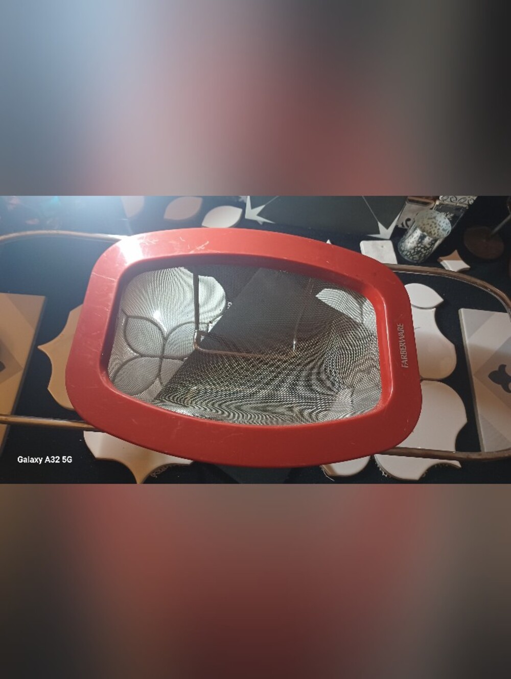 Farberware Red Mesh Collinder - Picture 3 of 9